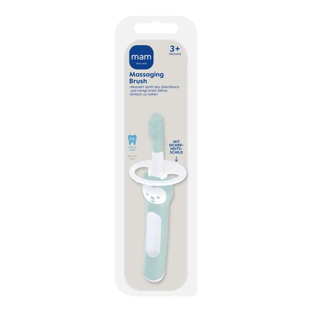 mam-massaging-brush-babyzahnb-rste-mit-weichen-silikonborsten-ab-3-monaten-t-rki image 1