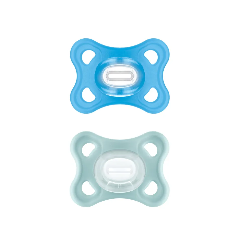 mam-comfort-schnuller-2er-set-0-6-monate-baby-schnuller-aus-100-silikon-mit-skin image 1
