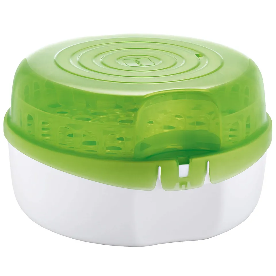 mam-mikrowellen-sterilisator-inkl-anti-colic-flasche-160-ml-wei-gr-n-sterilisier image 1