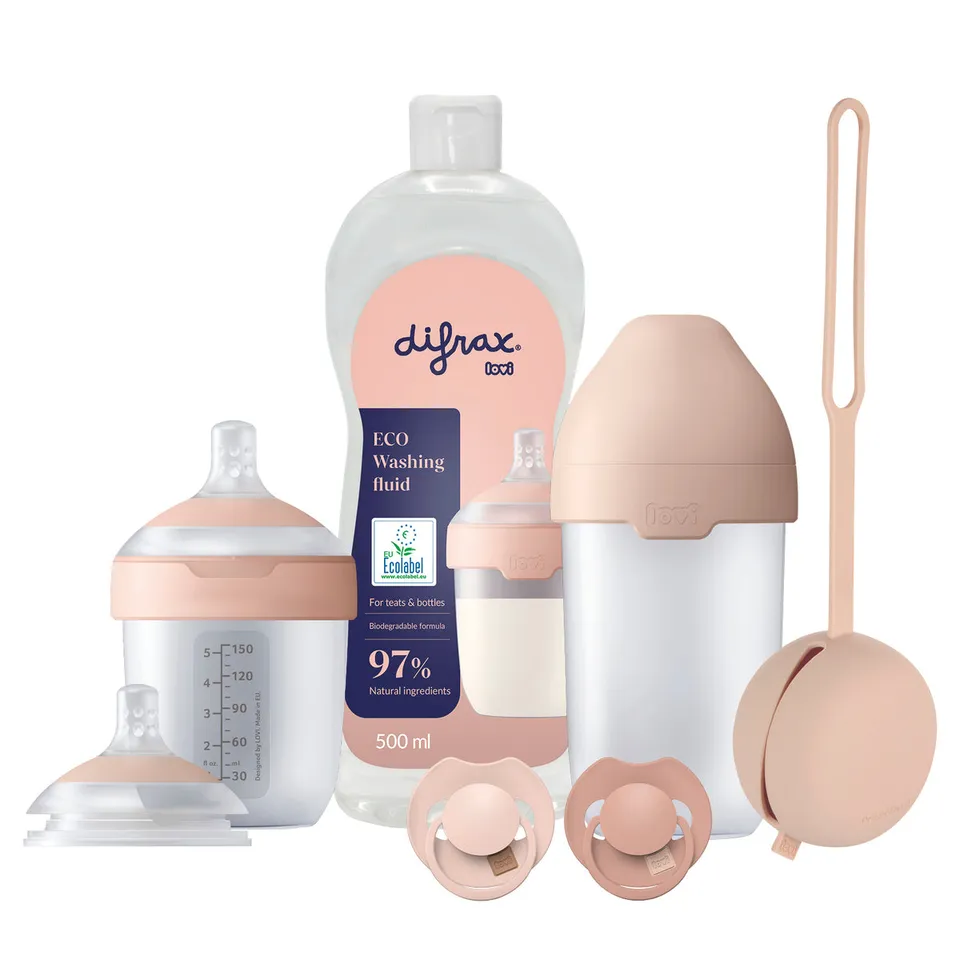 difrax-deluxe-babyset-nude-babystarterset-mit-mammafeel-flaschen-schnuller-und-s image 1