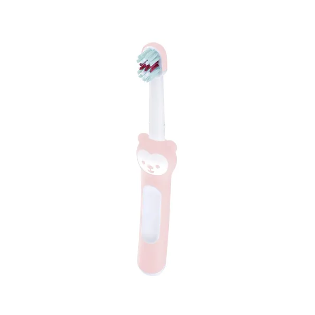 mam-baby-s-brush-babyzahnb-rste-kurzer-ergonomischer-griff-weiche-silikonborsten image 1