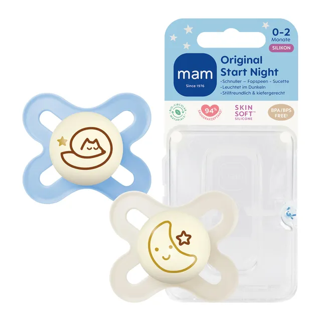 mam-original-start-night-schnuller-0-2-monate-leuchtender-neugeborenen-schnuller image 1