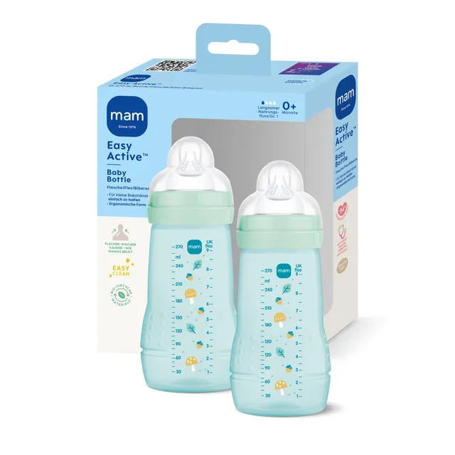 mam-easy-active-babyflasche-2x-270-ml-0-monate-skinsoft-sauger-gr-1-ergonomisch- image 1