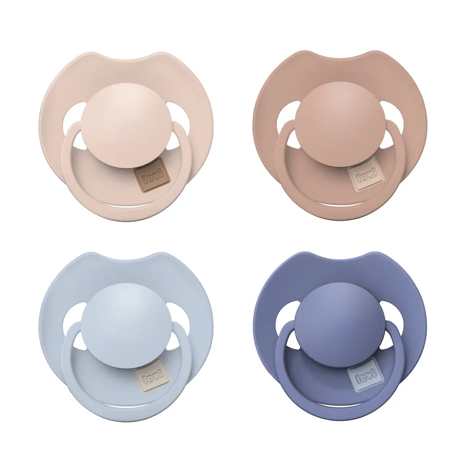 difrax-schnuller-dynamisch-prime-0-6-monate-nude-blush-baby-blue-blue-4er-pack image 1