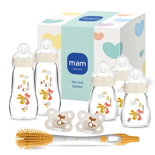 mam-feel-good-glass-bottle-premium-set-mit-5-glasflaschen-0-monate-2-original-sc image 1
