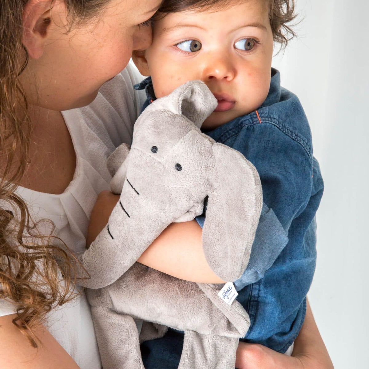 difrax-elliot-olifant-kuscheltuch-flache-pl-sch-schnuffeltiere-aus-weichem-mater image 2
