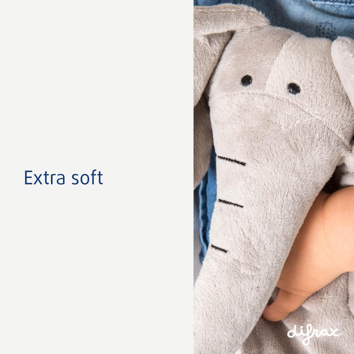 difrax-elliot-olifant-kuscheltuch-flache-pl-sch-schnuffeltiere-aus-weichem-mater image 3