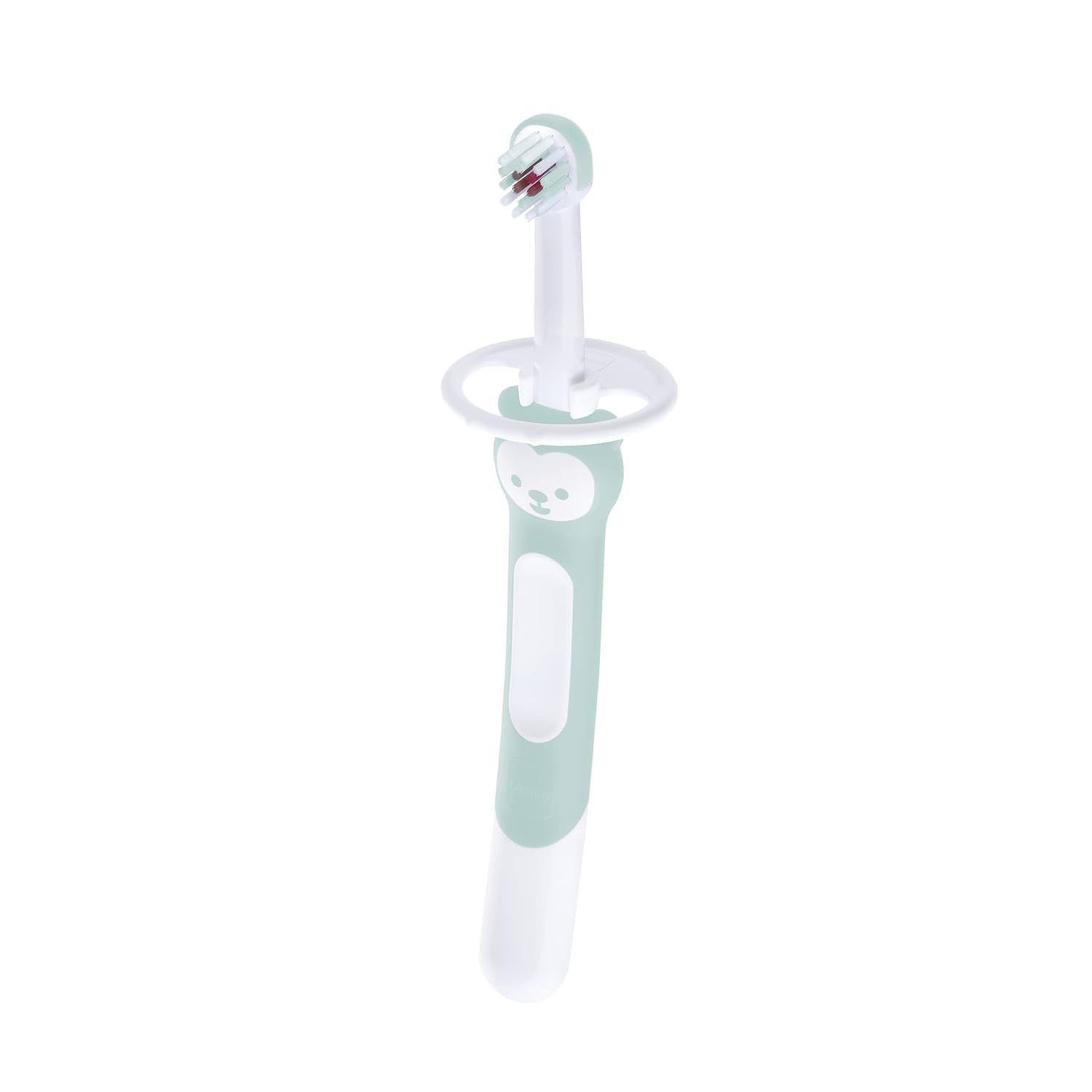 mam-training-brush-baby-zahnb-rste-ab-5-monate-t-rkis-langer-griff-zum-gemeinsam image 2