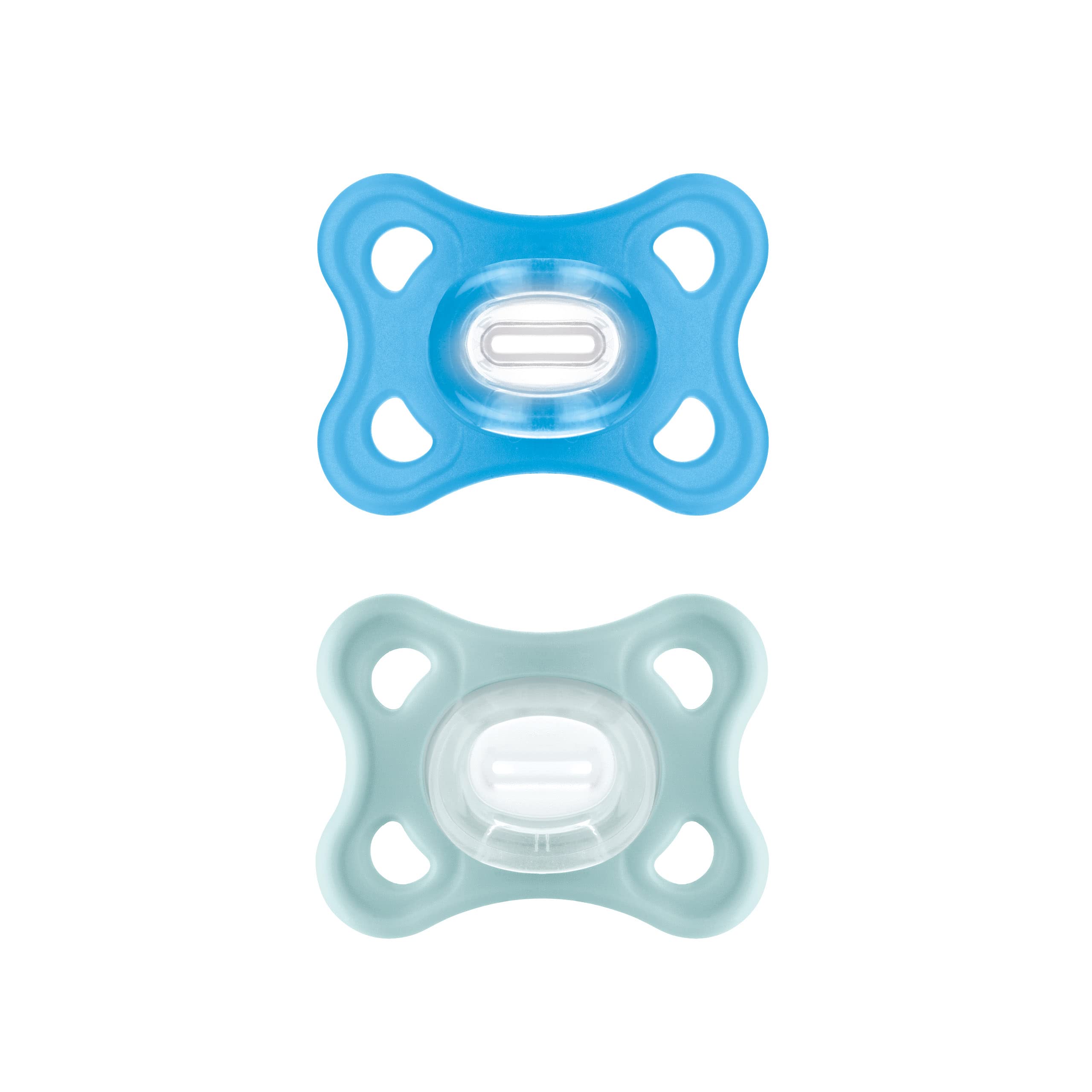 mam-comfort-schnuller-2er-set-0-6-monate-baby-schnuller-aus-100-silikon-mit-skin image 1