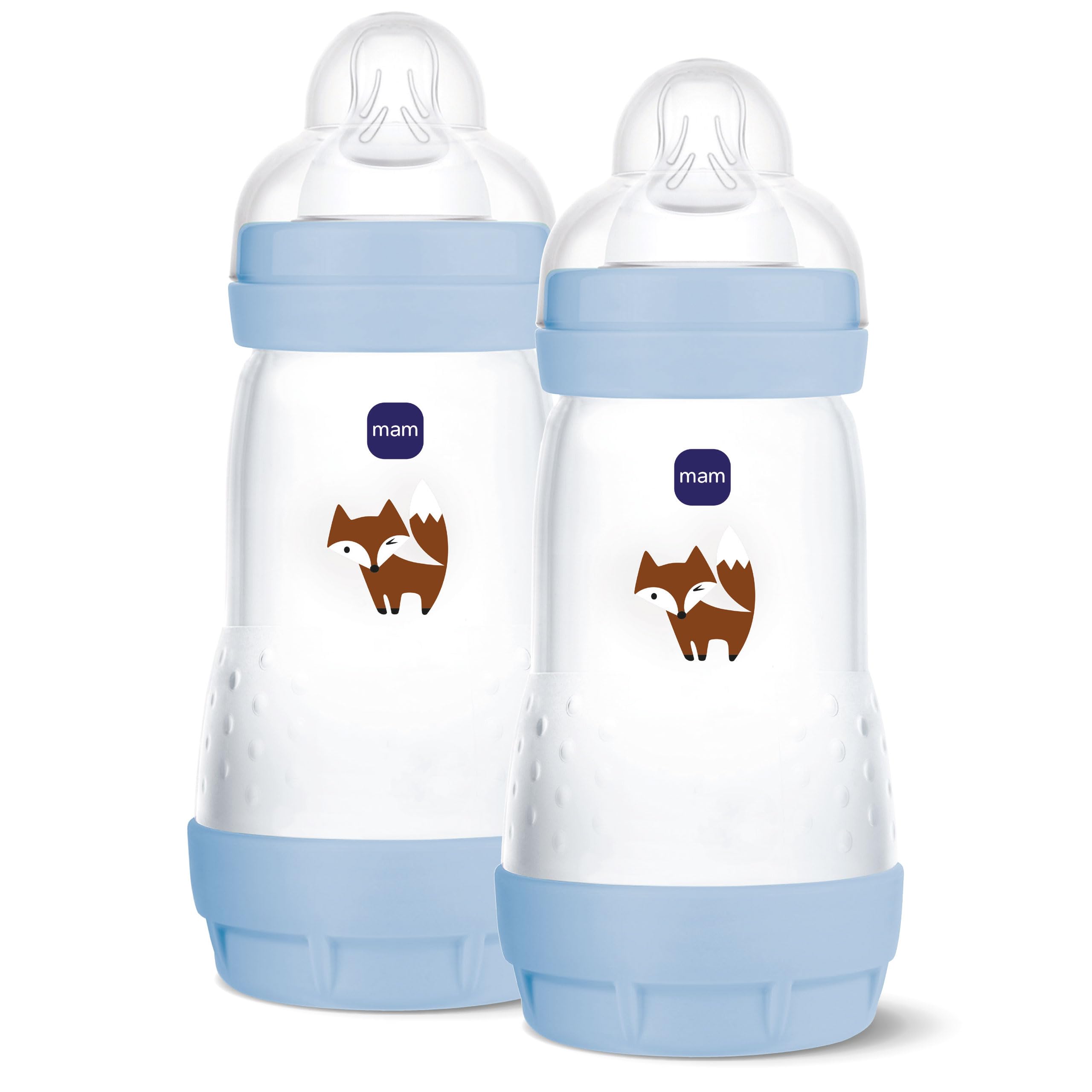 mam-easy-start-anti-colic-babyflasche-2-x-260-ml-0-monate-anti-kolik-bodenventil image 2
