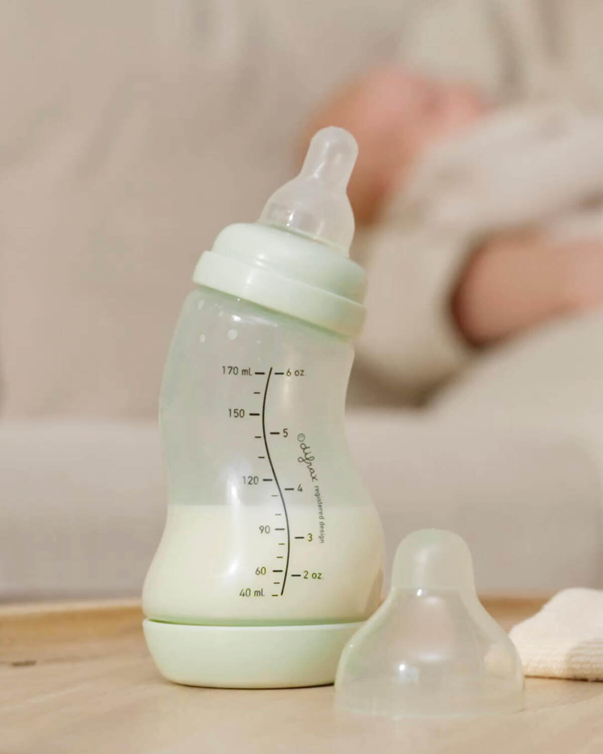 difrax-s-babyflasche-natural-170-ml-anti-kolik-s-form-flasche-mit-ventil-abschra image 2