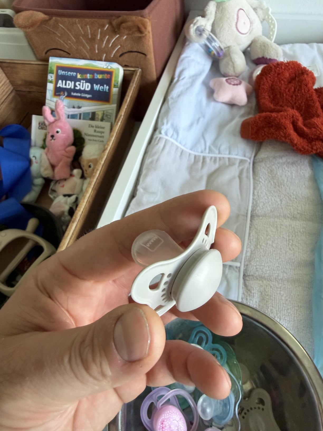 Der einzige Schnuller, den unser Baby akzeptiert