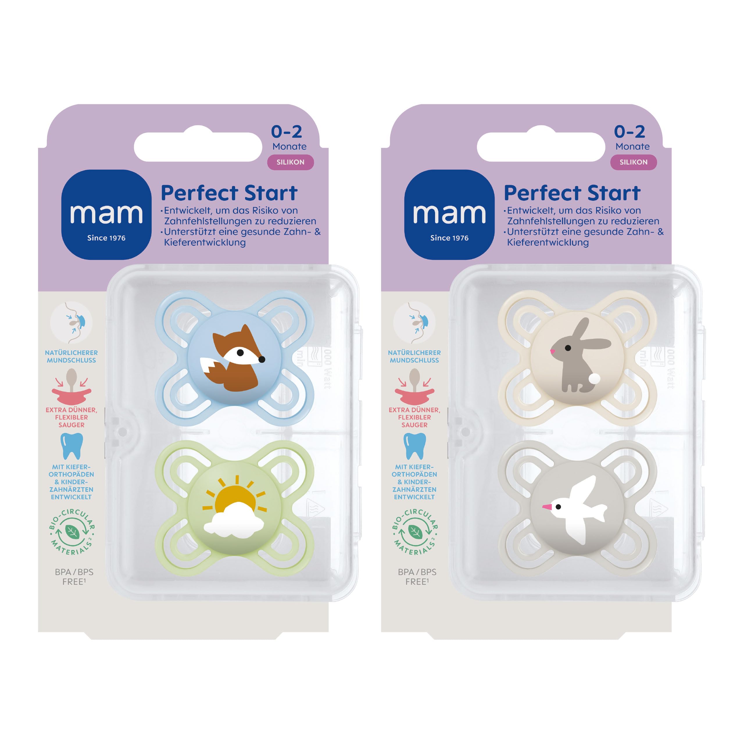 mam-perfect-start-schnuller-4er-set-0-2-monate-skinsoft-silikon-zahnfreundlich-m image 2