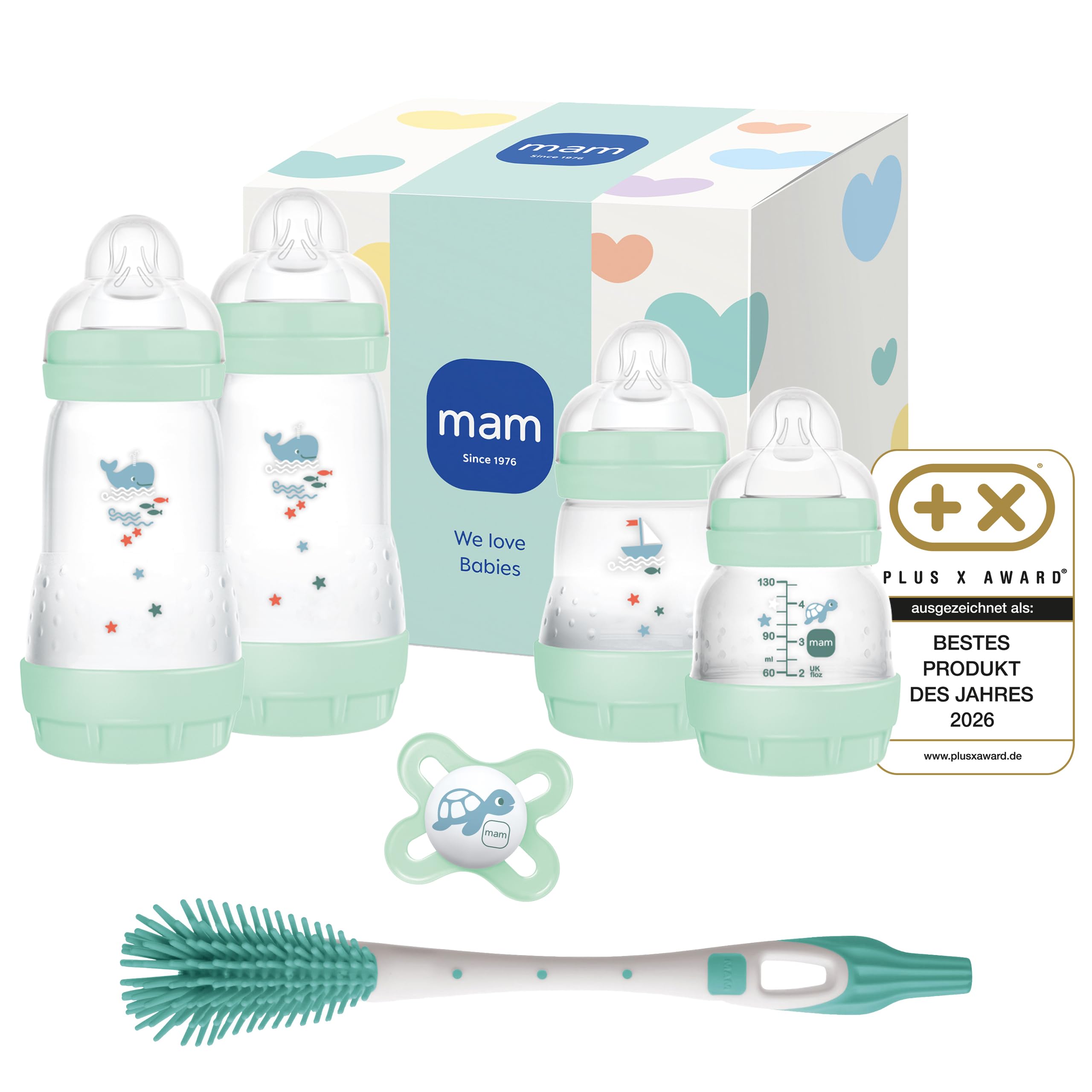 mam-easy-start-anti-colic-neugeborenen-set-babyflaschen-set-0-monate-mit-4-trink image 1