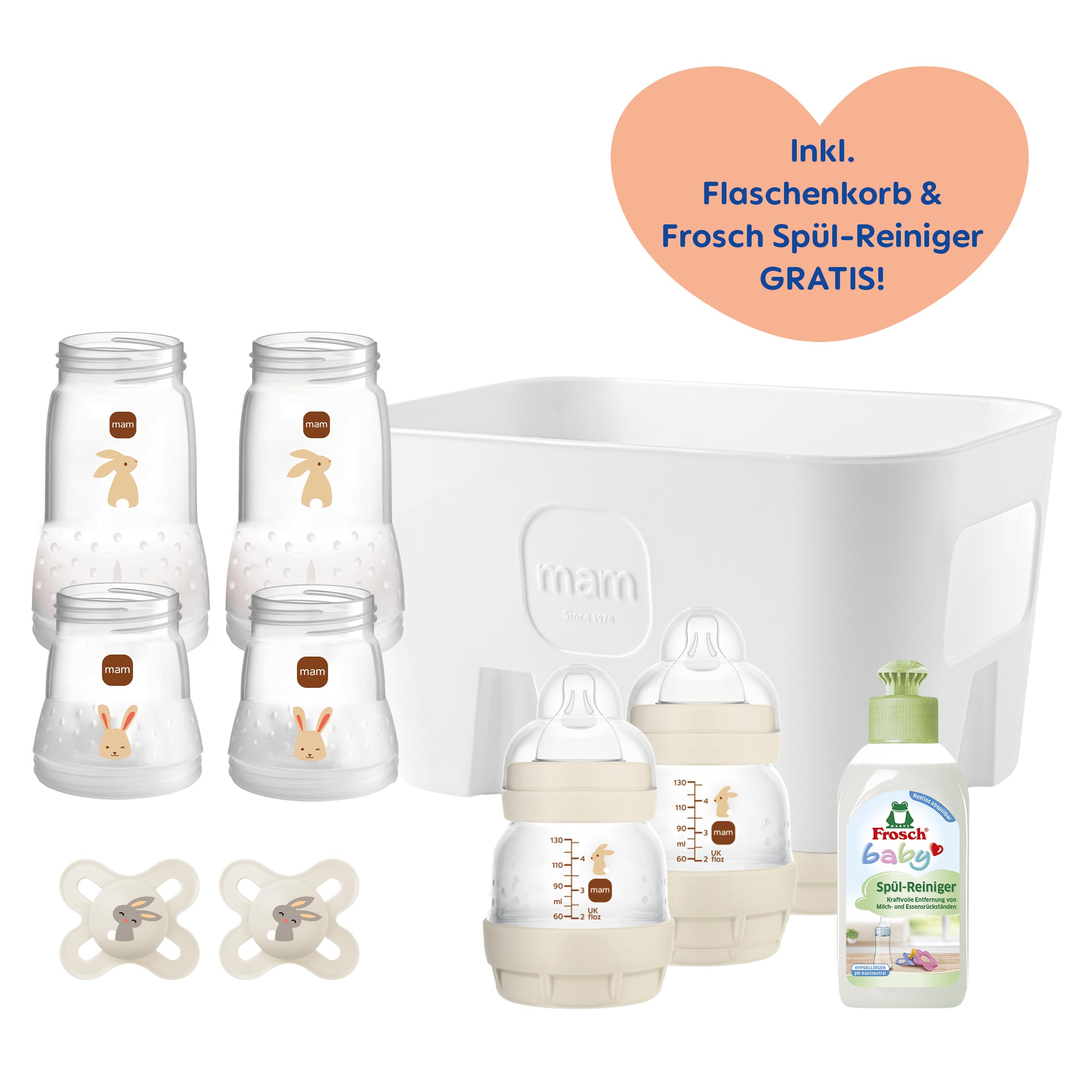 mam-easy-start-anti-colic-set-0-monate-2-babyflaschen-4-flaschenk-rper-2-schnull image 2