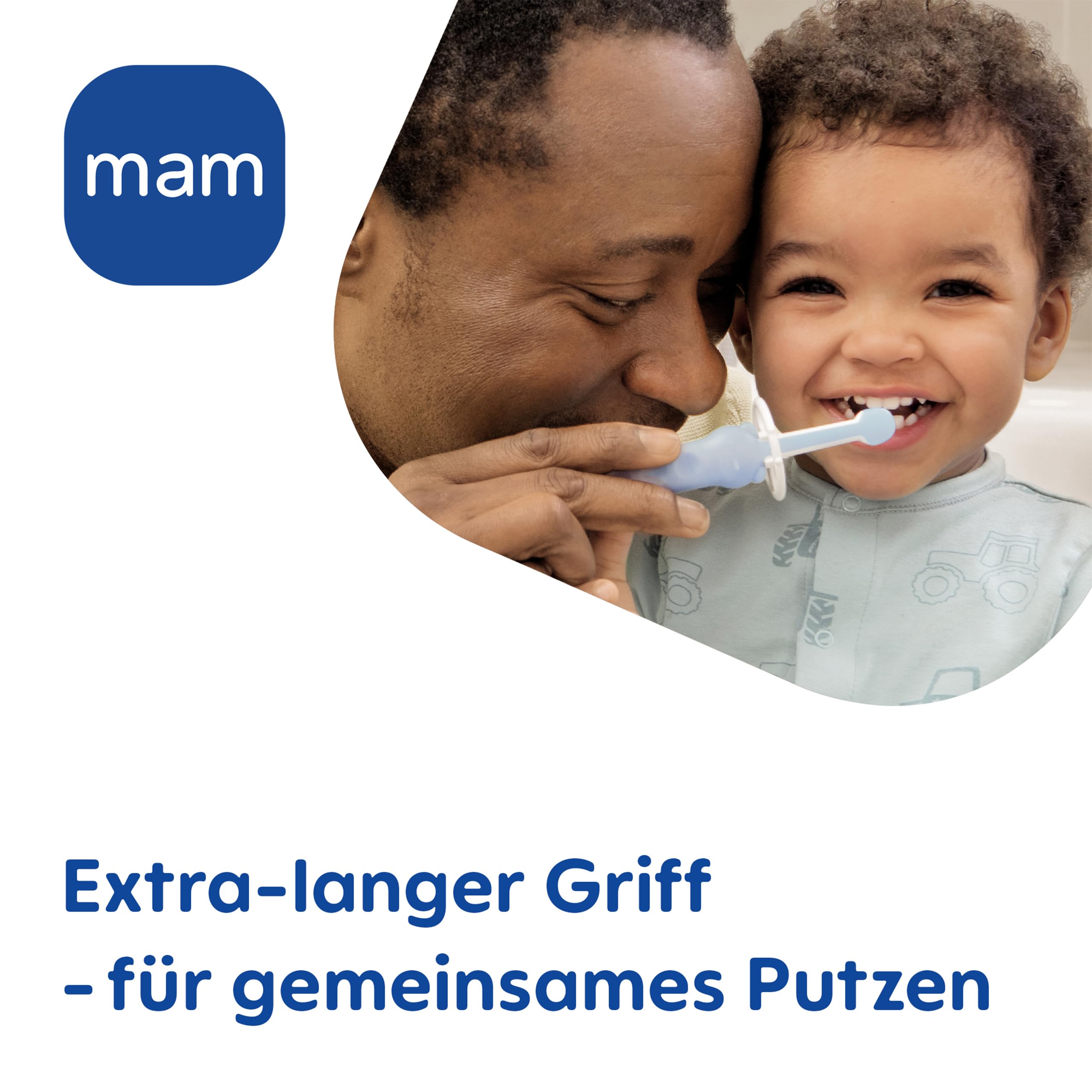 mam-training-brush-baby-zahnb-rste-ab-5-monate-t-rkis-langer-griff-zum-gemeinsam image 3