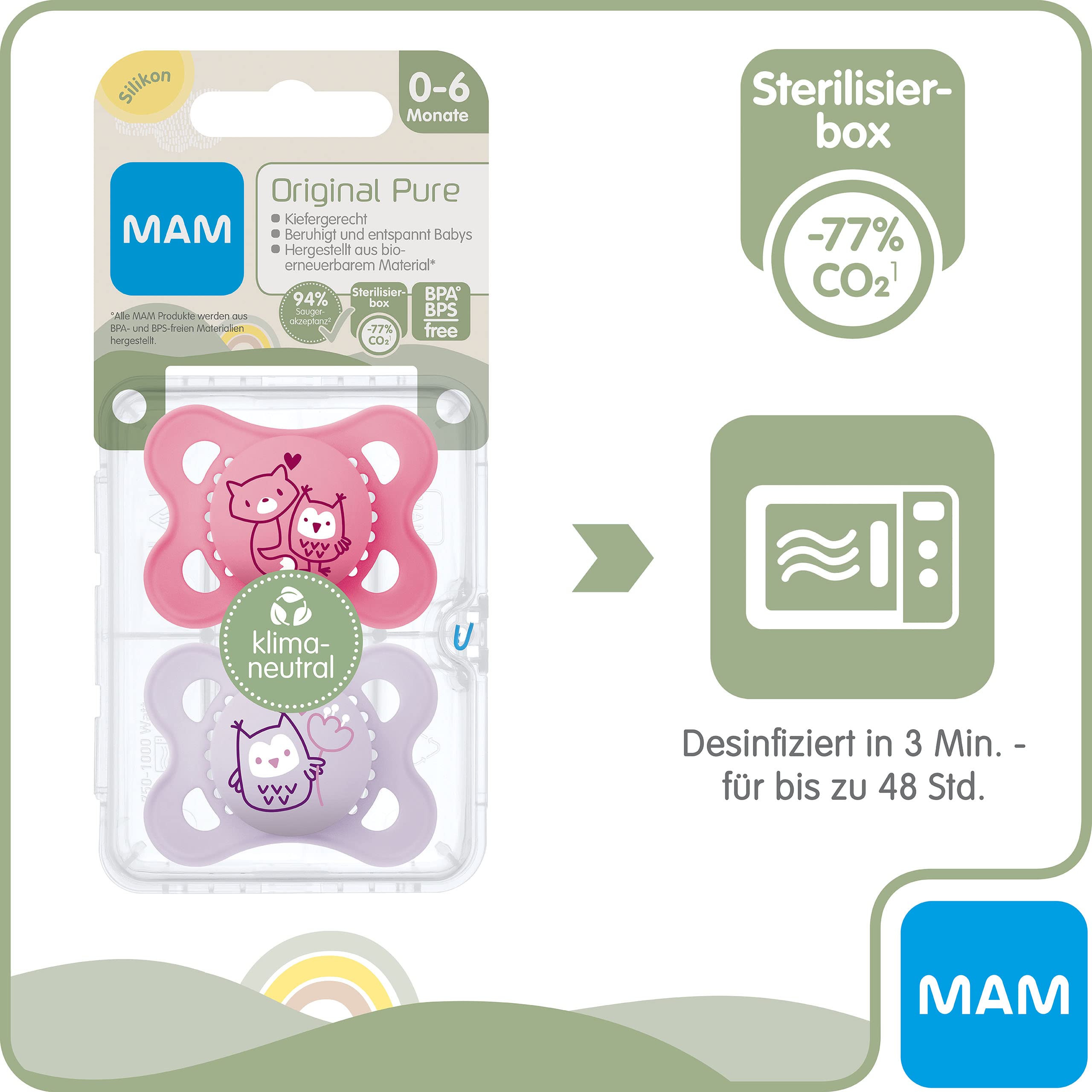mam-original-pure-day-night-schnuller-4er-set-klimaneutraler-babyschnuller-aus-b image 6