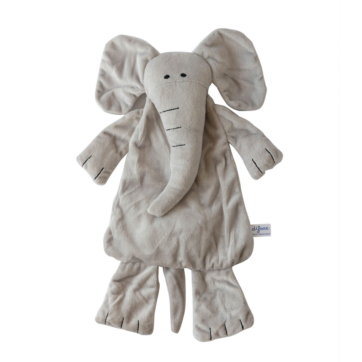 difrax-elliot-olifant-kuscheltuch-flache-pl-sch-schnuffeltiere-aus-weichem-mater image 1