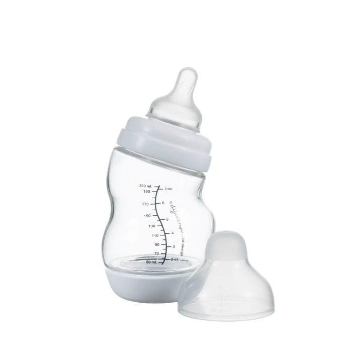 difrax-gl-serne-s-babyflasche-wide-200-ml-anti-kolik-glasflasche-aus-borosilikat image 1